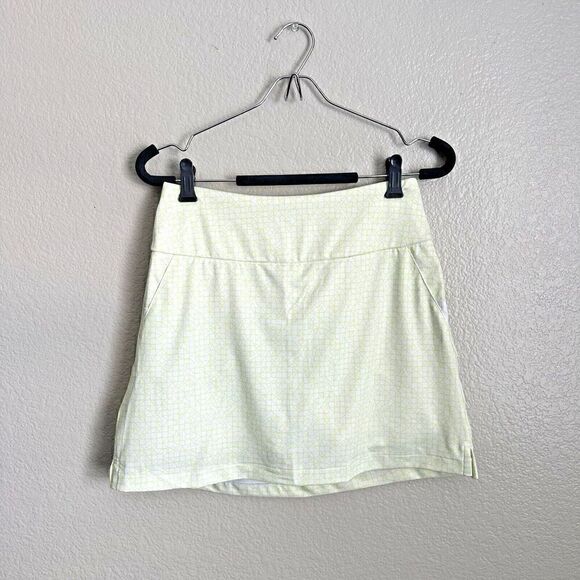 Adidas Golf Skort Womens Size XS Ultimate 365 Print Skirt White Geometric Gym - Picture 1 of 8